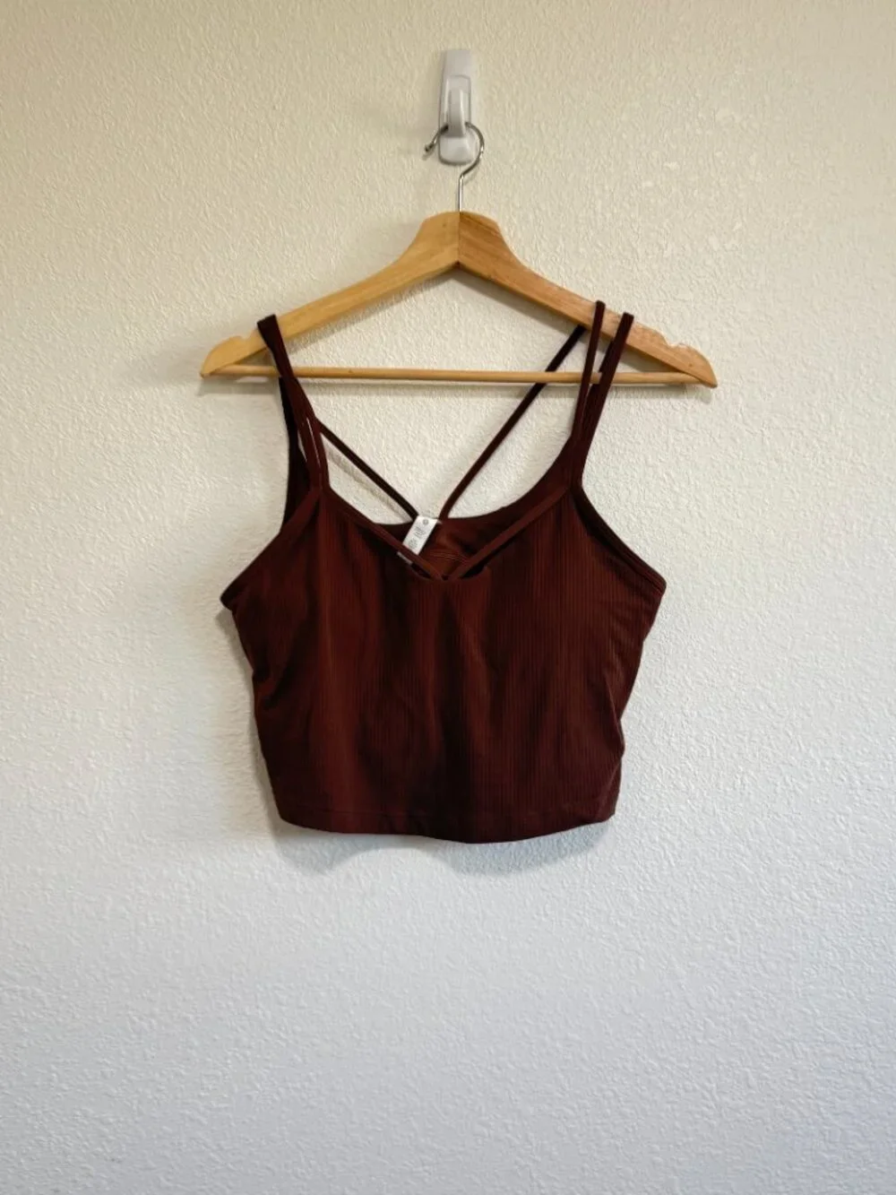Lululemon Align Strappy Ribbed Tank Top Java Brown Size 10